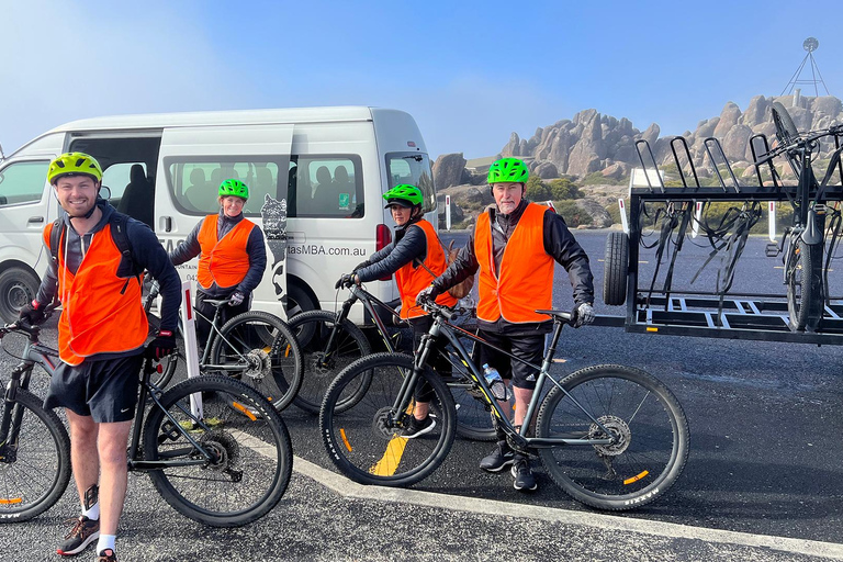 Depuis Hobart : Sommet du Mont Wellington et excursion à vélo dans la forêt tropicale