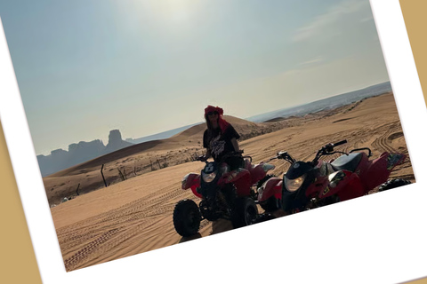 Riyadh : Sand Dune Desert Camel Ride + ATV ( Guide Bike )