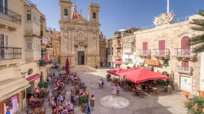 Gozo: Heldagstur med buss, inklusive lunch och transfers