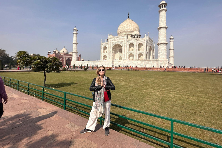 Depuis Jaipur : Visite du Taj Mahal Agra et Fatehpur en voiture le même jourDepuis Jaipur : Visite du Taj Mahal et d'Agra en voiture le même jour