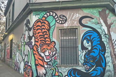 Santiago : Yungay, mémoire, art et visite à pied du quartier