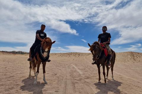 Hurghada: Desert and Red Sea Horseback Riding Tour