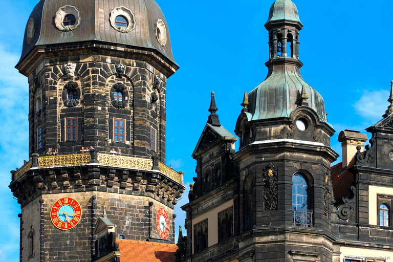 Dresden: City Walking Tour and Ticket for the Hausmannsturm Tower Dresden: City Walking Tour and Ticket for the Hausmannsturm Observation Deck
