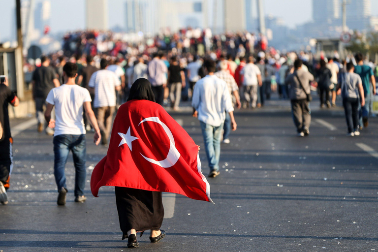 Sozialer und politischer Spaziergang in Ankara