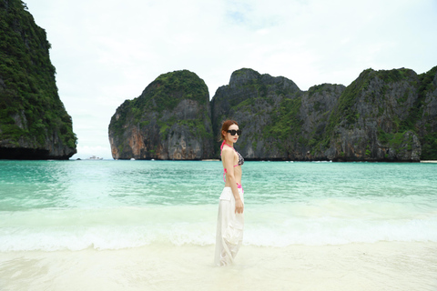 Phuket : Phi Phi & Maiton Islands Day Tour By Luxury Yacht Day Tour Without Transfer