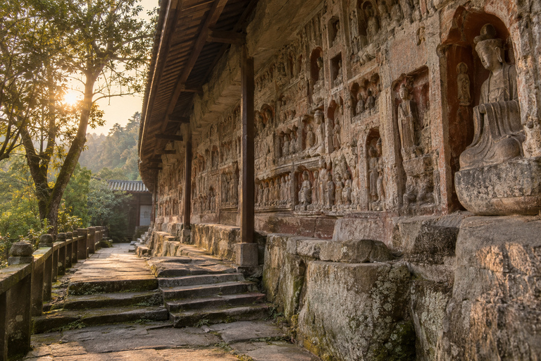 Chongqing: Dazu Rock Carvings Tickets & Digital Cinema Baodingshan + Digital Cinema & Transport