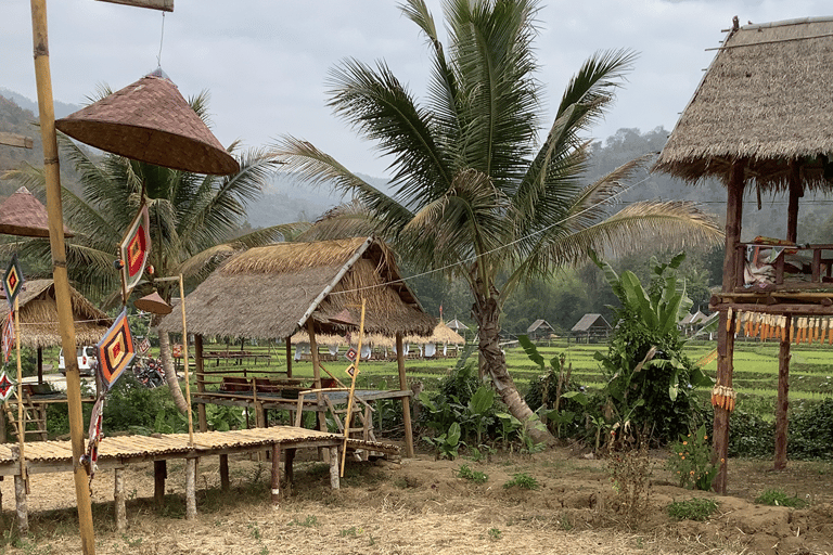 Luang Prabang: cascada de Kuang Si, tour de rafting en kayak1 km de kayak por el bosque, rafting, baño en Kuang Si y ecoturismo