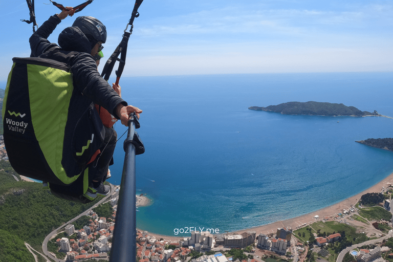 Standard, panoramic flight in Budva