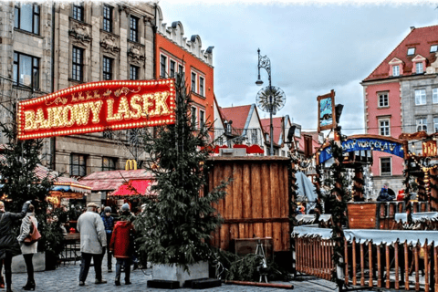 Wrocław: Mercado de Natal e excursão a pé pelos destaques da cidade