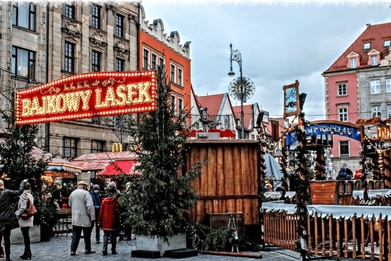 Wrocław: Kerstmarkt en stadsrondleiding met hoogtepuntenWrocław: Kerstmarkt en Stadshoogtepunten Wandeltocht