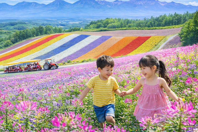 Summer Hokkaido: Furano lavender, Blue Pond,Shikisai-no-Oka 7:50 am meet at Odori Park subway station exit 31