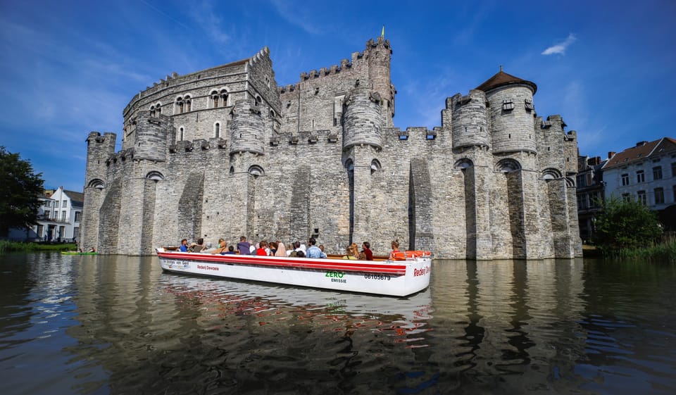 boat tour in ghent