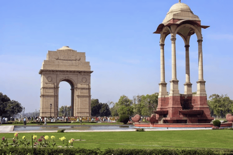 Delhi: Private Full-Day City Tour of Old and New Delhi Full Day Old and New Delhi City Tour ( Car + Guide + Ticket)