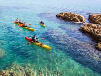 Costa Brava: Kajakkpadling og snorkling i havgrottene