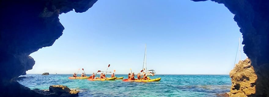 Majorque : excursion en kayak, snorkeling et collation