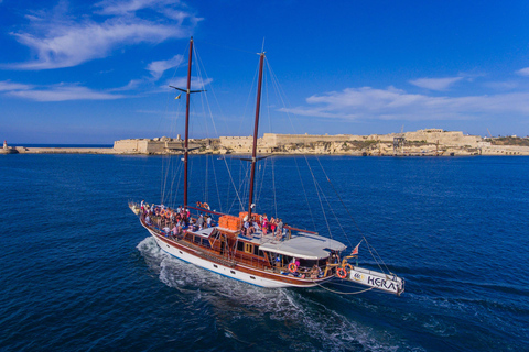 From Sliema: Round Malta Cruise with Lunch and Transfers Including Transportation