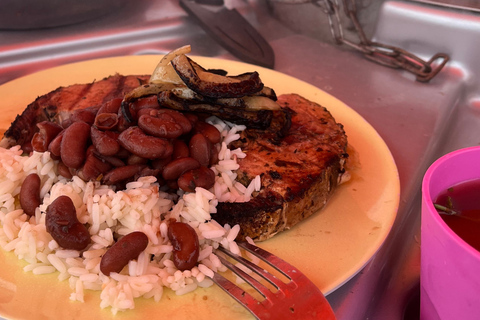 Saint-François tour: Donut BBQ Boat swim, Pointe des Châteaux Saint-François Tour: Donut BBQ Boat Swim, Pointe des Châteaux