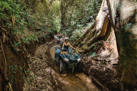 Bali: Waterval Gorilla Grot ATV Tocht en Ubud Rafting TochtSolo 250cc, Gorilla Grot ATV &amp; Ayung Rafting - Geen Transfers