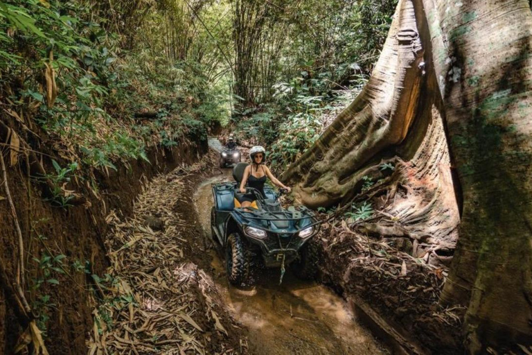 Bali: Waterval Gorilla Grot ATV Tocht en Ubud Rafting TochtSolo 250cc, Gorilla Grot ATV &amp; Ayung Rafting - Geen Transfers