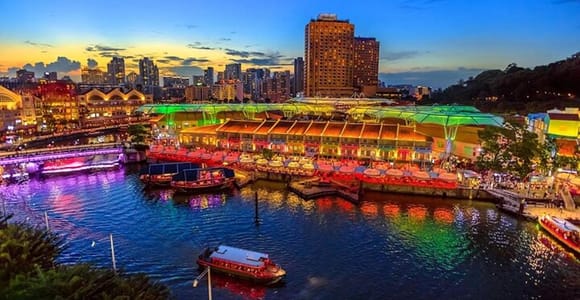 Singapore: Nighttime City Sightseeing Tour with River Cruise
