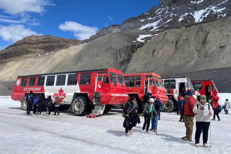 Calgary/Canmore/Banff: Columbia-Eisfeld, Peyto, Bow Lake. Foto: GetYourGuide Calgary/Canmore/Banff: Columbia-Eisfeld, Peyto, Bow Lake. Foto: GetYourGuide
