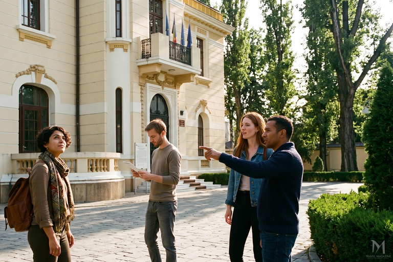 Bucharest: Parliament, Ceausescu Mansion & Village Museum COACH TOUR Audio guide in 24 languages