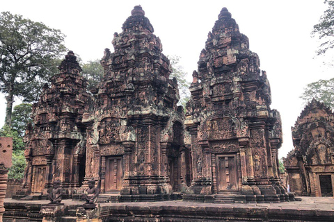 Angkor Wat, Bayon, Ta Prom and Banteay Srey Sunrise Tour