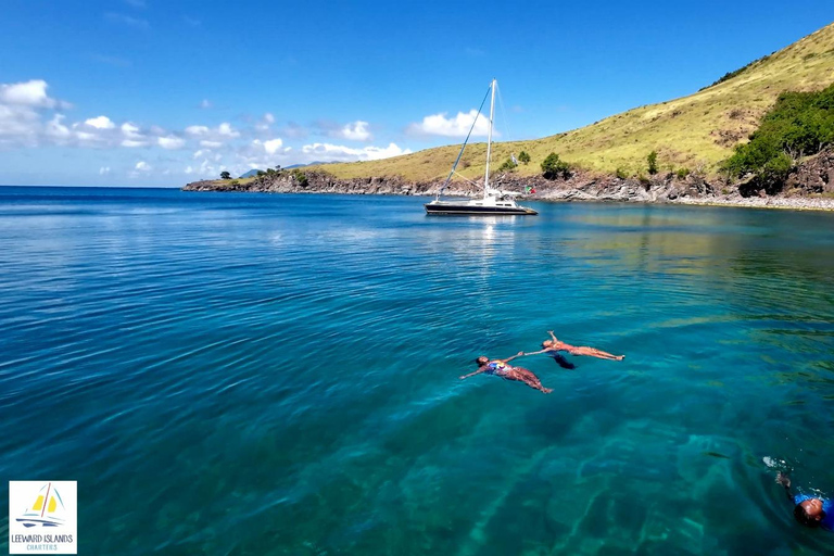 Basseterre: Cruzeiro de catamarã em St. Kitts com almoço leve