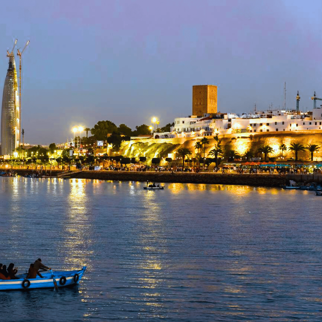 Rabat : Visite nocturne avec dîner traditionnel marocain