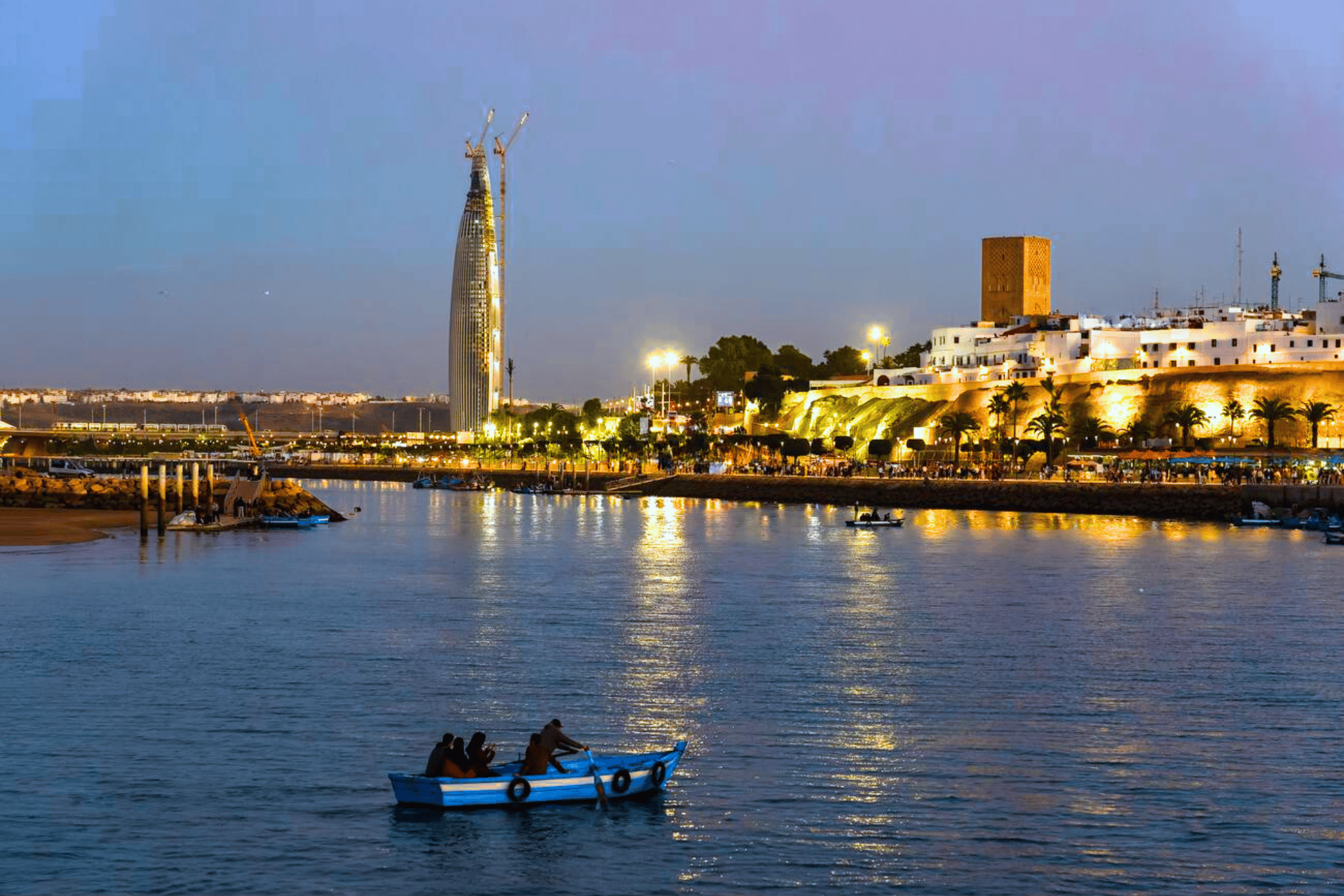 Rabat: Nachttour mit traditionellem marokkanischem Abendessen