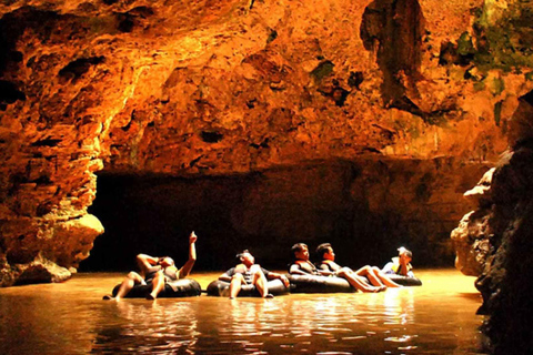 Yogyakarta: Mangunan Sunrise & Pindul Cave Full Day Tour Mangunan sunrise for 3 persons