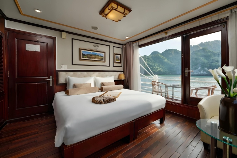 From Hanoi: Overnight Halong Bay Luxury Cruise with Meals Ha Long Bay on 3 star cruise