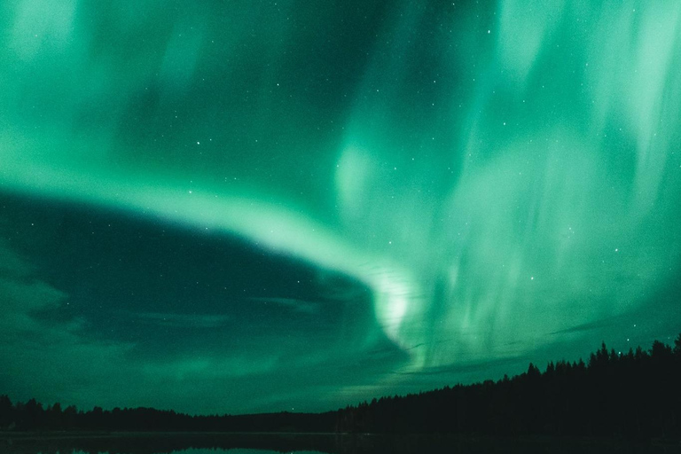 Från Rovaniemi: Fototur med norrsken med upphämtning