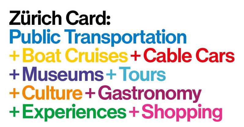 Zürich Card: Bespaar op attracties, vervoer en eten