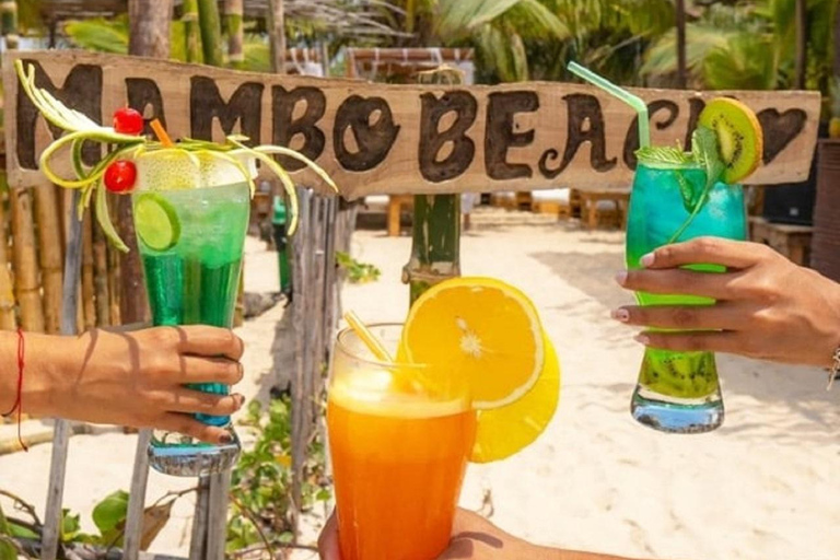 Cartagena: Mambo Beach, Playa Blanca Barú, Full Day with Lunch and Refreshing Cocktail Cartagena: Mambo Beach, Barú, Full Day with Lunch and Refreshing Cocktail