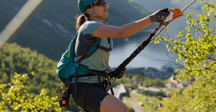 Geiranger: Rappelling tour with epic view | GetYourGuide
