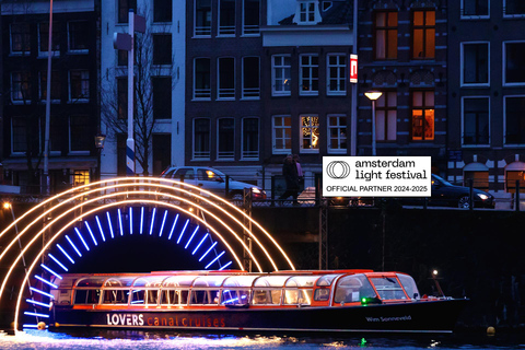 Amsterdam: Light Festival Canal Cruise from City Centre Light Festival Canal Cruise from Rijksmuseum