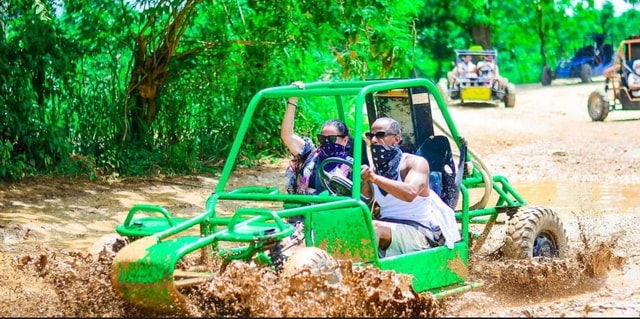 Punta cana : Off-road buggy adventure with cenote cave swim and beach