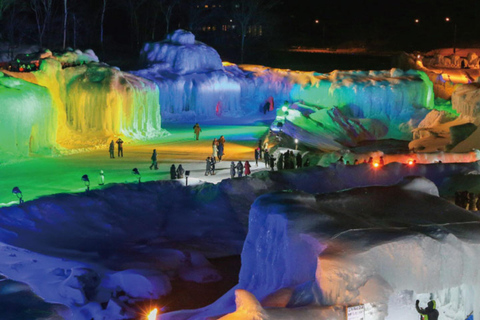 Hokkaido Icebreaker GARINKO GO，Sounkyo Ice Festival TagestourKein Mittagessen 8:20 Meet-up