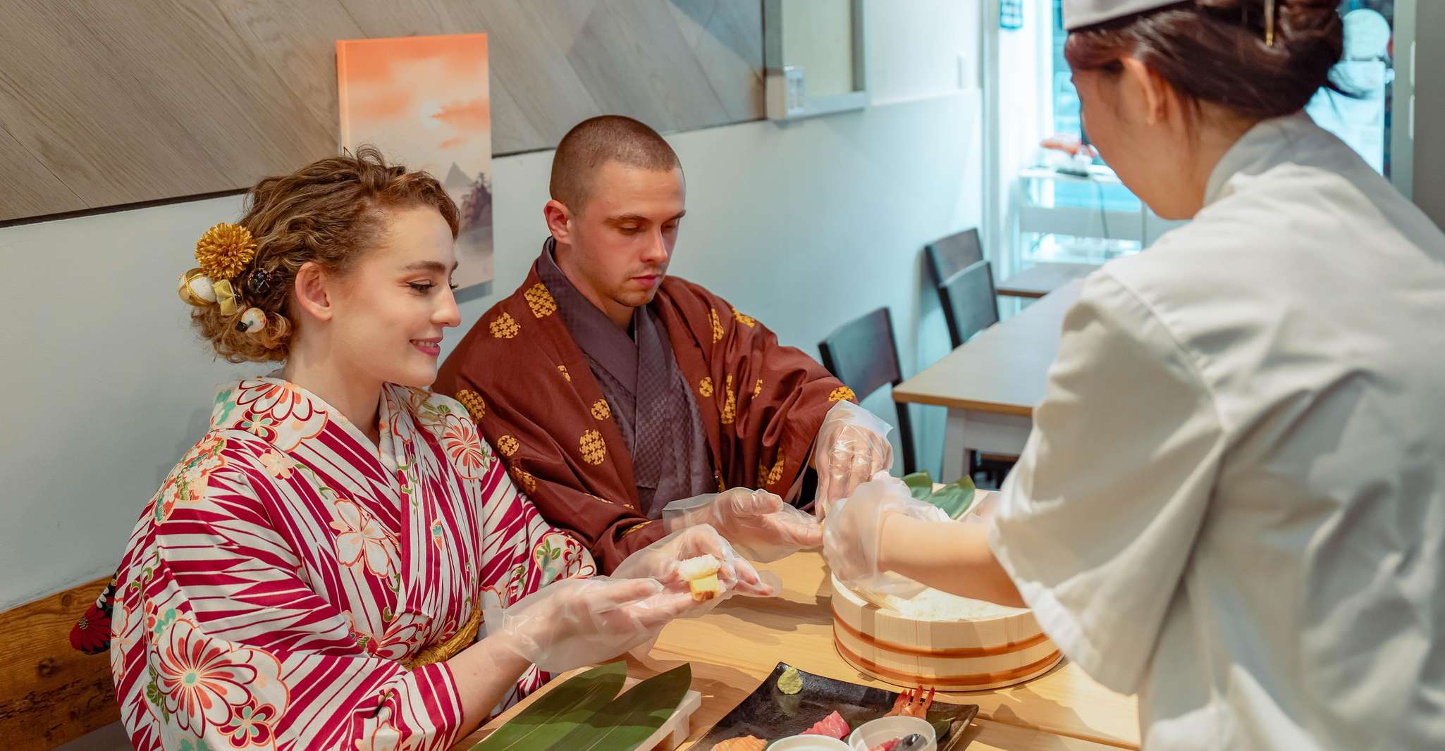 Osaka Dotonbori: Sushi Making Experience photo 1