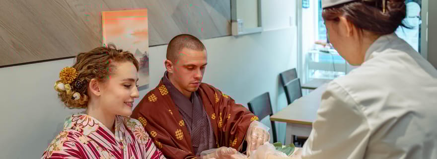 Osaka Dotonbori : Expérience de fabrication de sushis végétaliens/végétariens