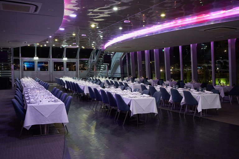 Port de Sydney : Dîner-croisière en bateau de verre