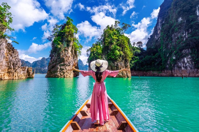 From Krabi: Private Day Trip to Khao Sok with Longtail Tour
