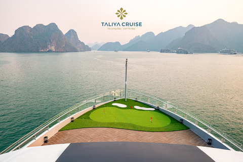 Ha Long & Lan Ha Bay Luxury Yacht: Dark Cave, Kayak, Sunset Private Car Transfer & Private Tour Guide & Shared Boat