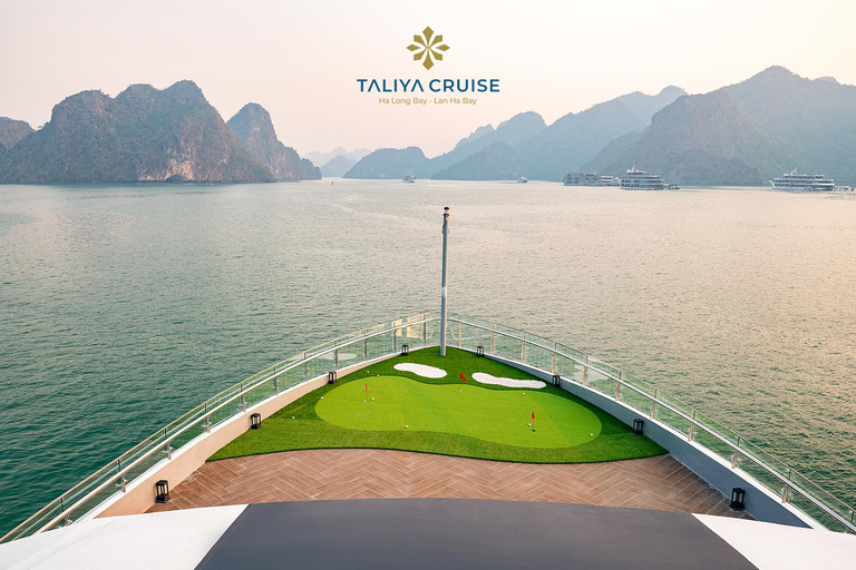 Ha Long & Lan Ha Bay Luxury Yacht: Dark Cave, Kayak, Sunset Private Car Transfer & Private Tour Guide & Shared Boat