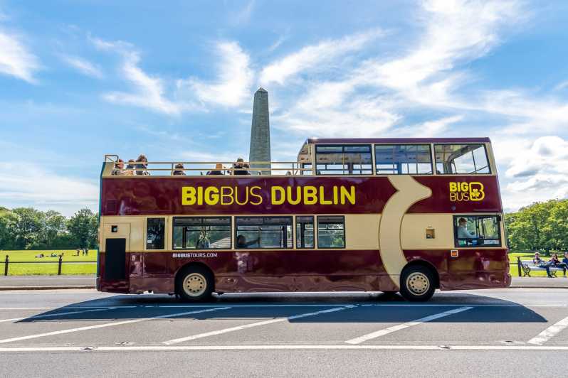 Dublino: Big Bus Tour in autobus Hop-on Hop-off con guida in carne e ossa