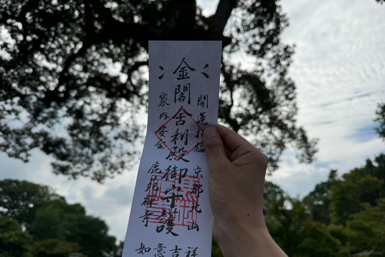 Kyoto: Kinkakuji Kinkakuji, Gyllene paviljongen Guidad tur på 90 minuter