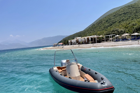 Vlorë: Sazan Island, Haxhi Ali Cave, and Karaburun Boat Tour