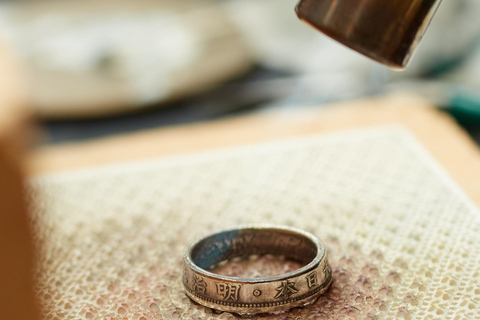 Tokyo, Asakusa:Ring-Making Workshop w/ Japanese Vintage Coin
