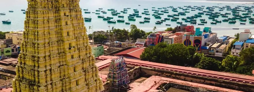 Depuis Madurai : Excursion d'une journée de Madurai à Rameshwaram en voiture